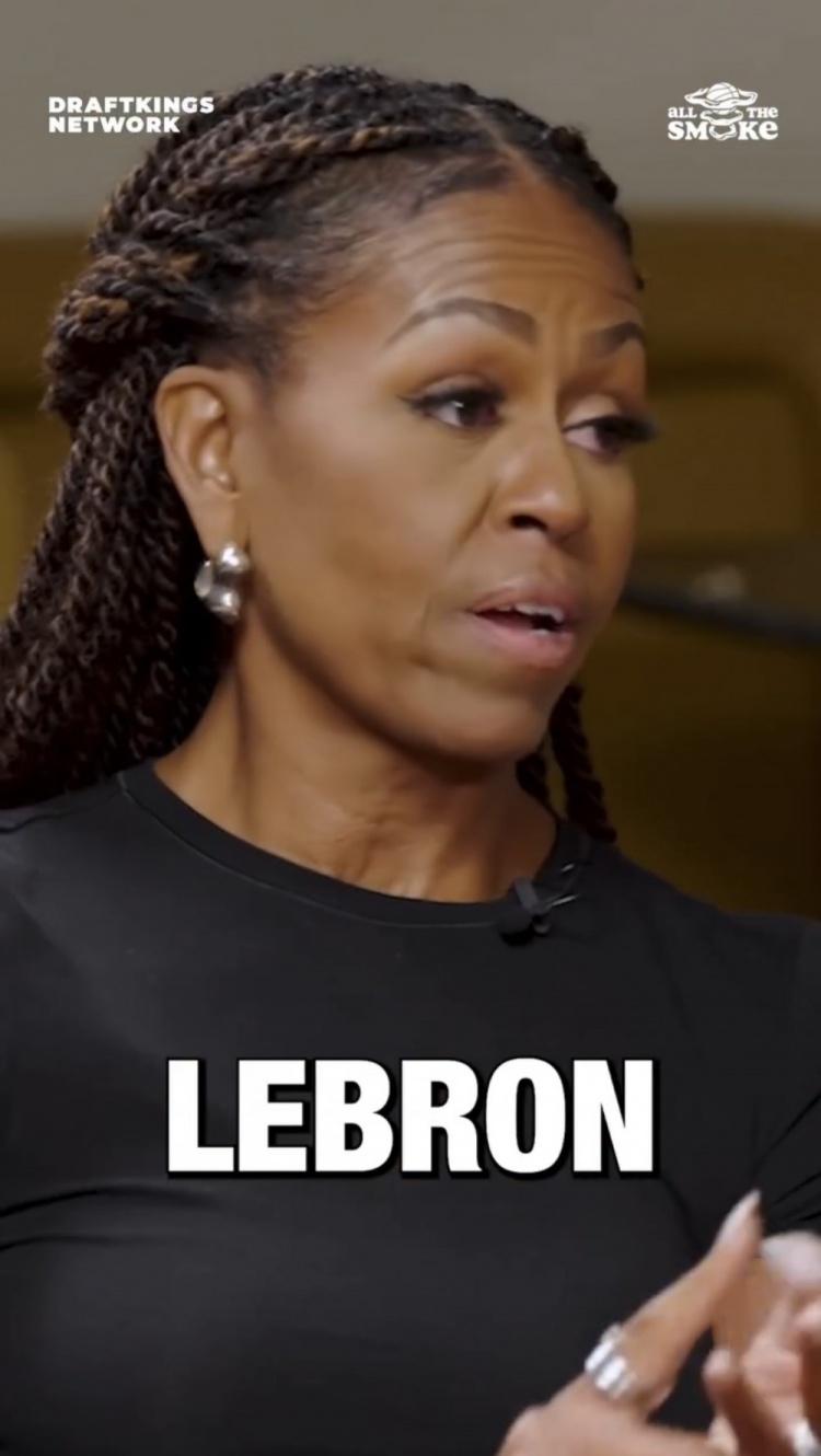 米歇尔-奥巴马的球星排名：乔丹居首 詹姆斯次席 科比第三